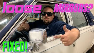 Cadillac Mirror Fix Diy On Repairing Loose 70S 80S 90S Mirrors Brougham Eldorado Seville Deville