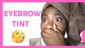 ASHLEY’S NYX EYEBROW TINT REVIEW: GOOD OR NAW? 🤔😂