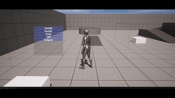 Open World Portal System: Episode 2 - Widget Menu to Select Destination Portal Unreal Engine BP