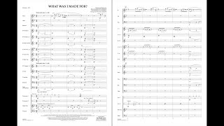 What Was I Made For? arranged by Michael Brown Resimi