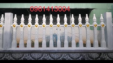 Các mẫu hàng rào con tiện ban công mới nhất.