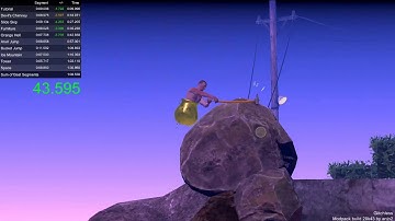 Getting Over It Speedrun (1:27) w/gold chimney