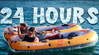 Would YOU be able to survive 24 hours in a raft This is my attempt!