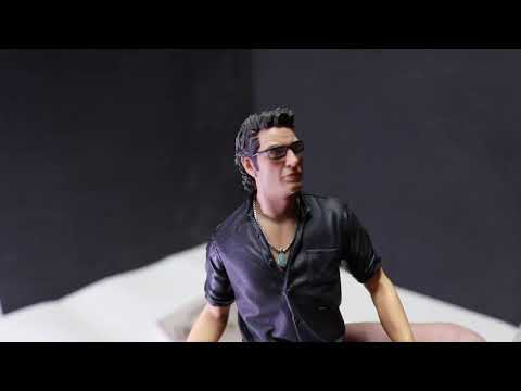 #5 Review Iam Malcolm (Jurassic Park) 1/10 Iron Studios - YouTube