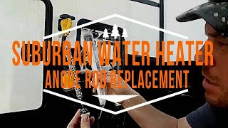 How To Change The Anode Rod In A Suburban Water Heater. Replacement and Cleaning the Water Tank.