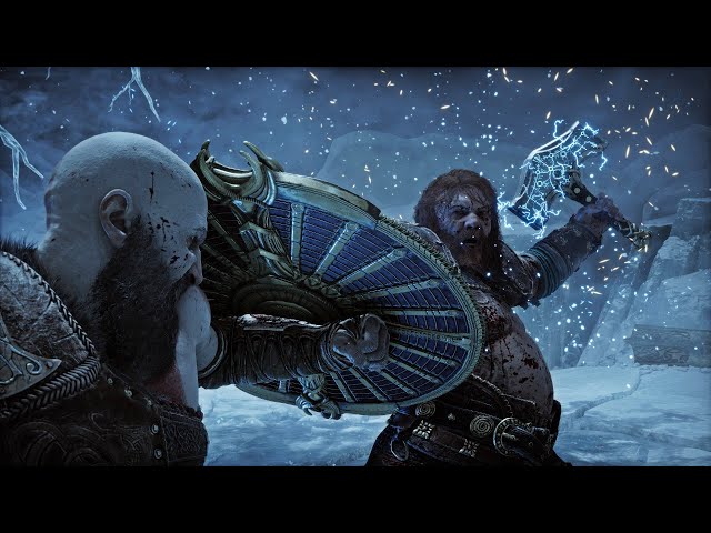 GOD OF WAR RAGNAROK - Kratos meets Thor & Odin for the first time (4K) 