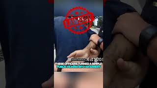 These Officers Turned A Simple Public Filming Into An Arrest