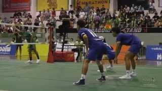 2014 Takraw Thailand League - Ratchaburi vs. UbonRatchatani Round 15 Highlights