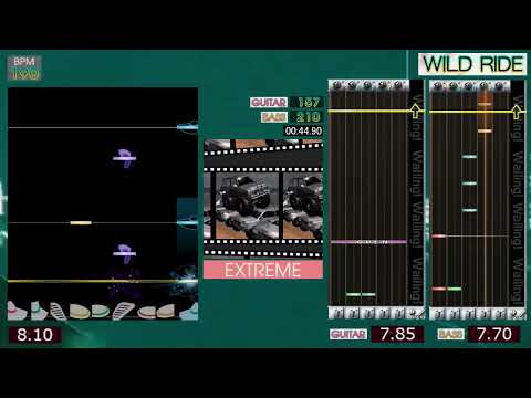 GITADORA / WILD RIDE - EXTREME (GUITARFREAKS 7thMIX & drummania 6thMIX)