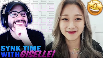 MY BIAS! | Reaction to SYNK TIME with GISELLE | "Simple is the best"