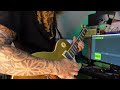 making a guitar loop with my new Goldtop Les Paul