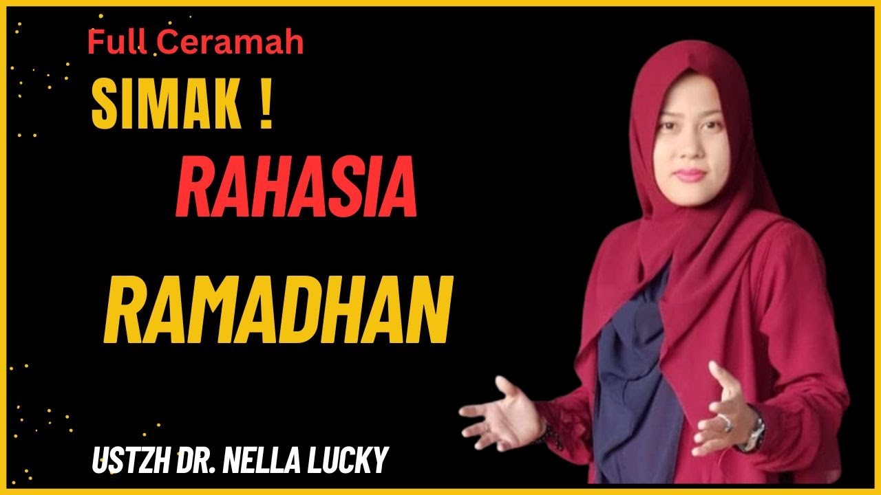 🔴Ternyata ini rahasia Ramadhan bersama Ustadzah Dr. Nella Lucky