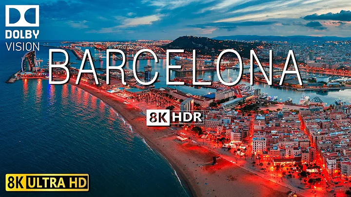 BARCELONA VIDEO 8K HDR 60fps DOLBY VISION WITH SOFT PIANO MUSIC