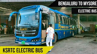 KSRTC ELECTRIC🔋 BUS JOURNEY | Bengaluru to Mysore | Top Speed 🔥