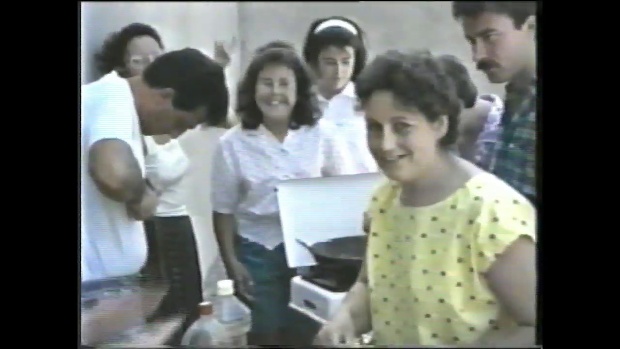 Comida de Peñas  en Aldeanueva de Guadalajara año 1989