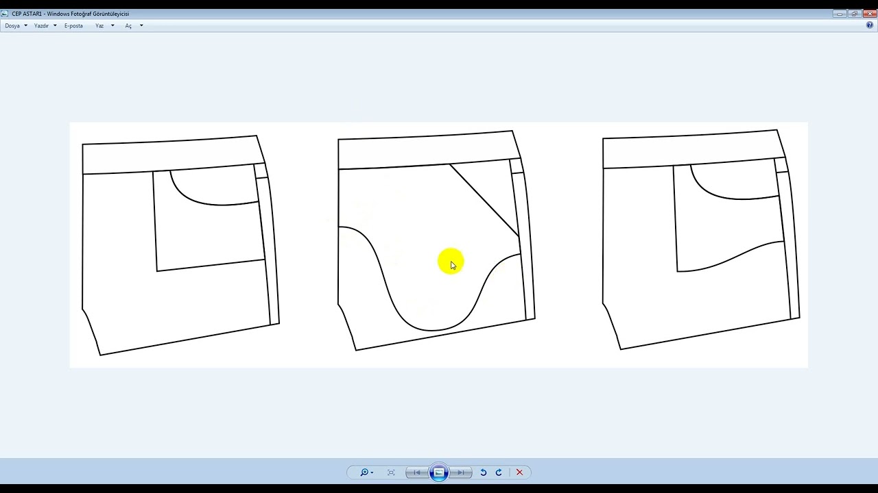 GERBER-ACCUMARKEXPLORER-PATTERNDESİGN-PDS- CEP ASTARI ÇALIŞMASI