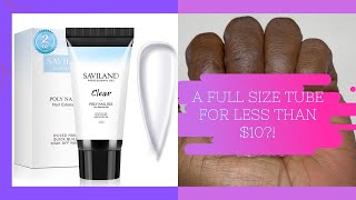 Testing Saviland Clear Polygel
