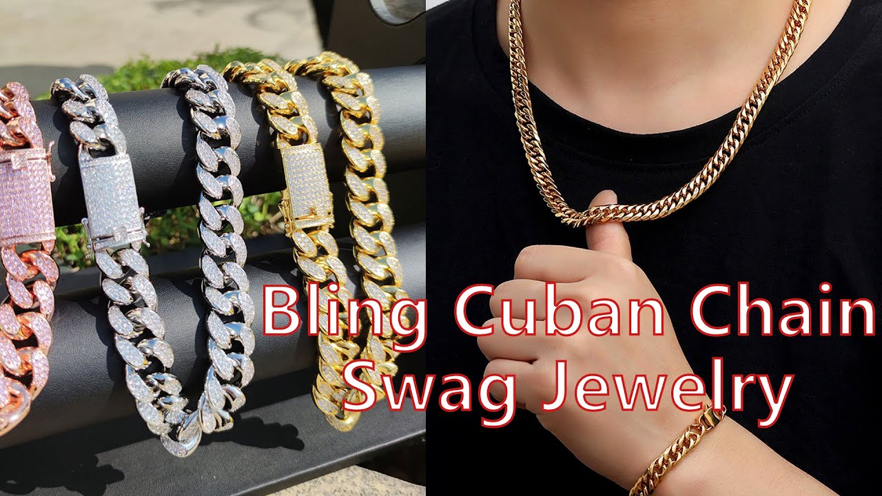 Bling Jewelry--Cuban Chain Necklace for Men--ICEHIPHOP