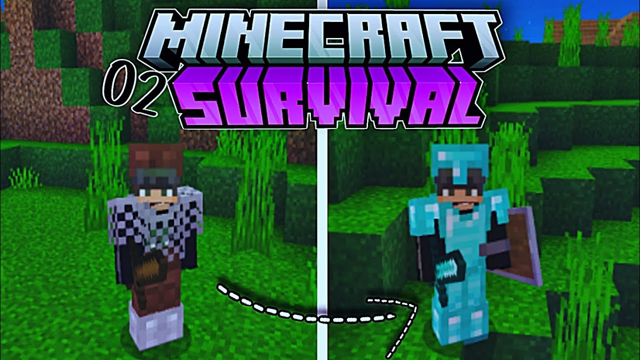 Minecraft Survival Series Ep 2 (Nag Pa Full Set Of Diamond Armor Na Ako ...