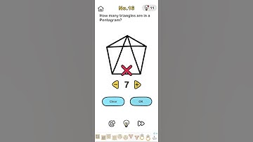 Level 16 How many triangles in pentagons?