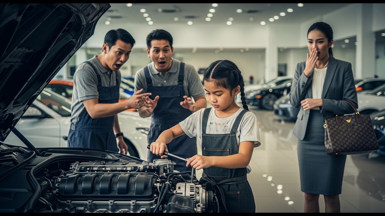 วิศวกร 30 คนล้มเหลว — แต่เด็กหญิงวัย 10 ขวบซ่อมรถยนต์ราคาล้านดอลลาร์ได้สำเร็จ
