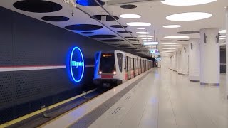 Warsaw metro: whole M2 line |Metro in Warschau: volle Linie M2 |Metro Warszawskie: linia M2 2021