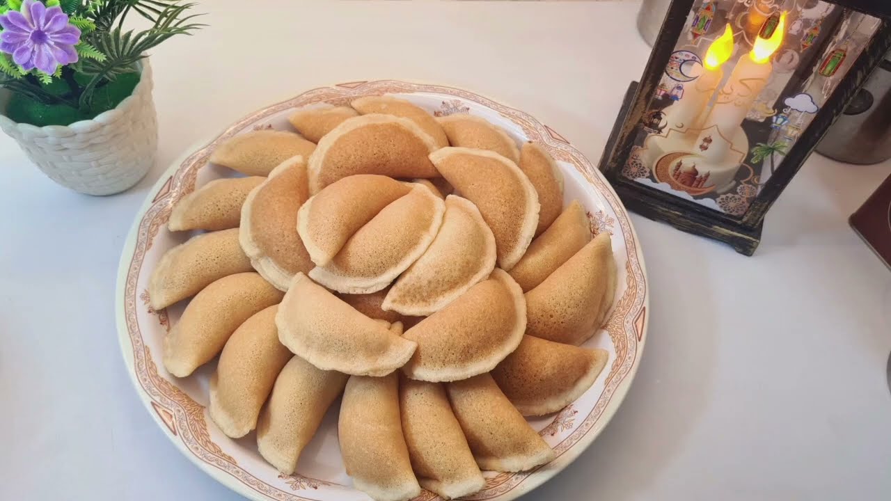 طريقة عمل القطايف بالجوز