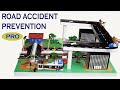 Smart road accident prevention project ! Road accident prevention in smart city ! U turn alert idea