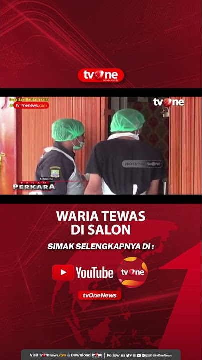 Waria Ditemukan Tewas Membusuk dalam Salon #tvone #shorts #waria