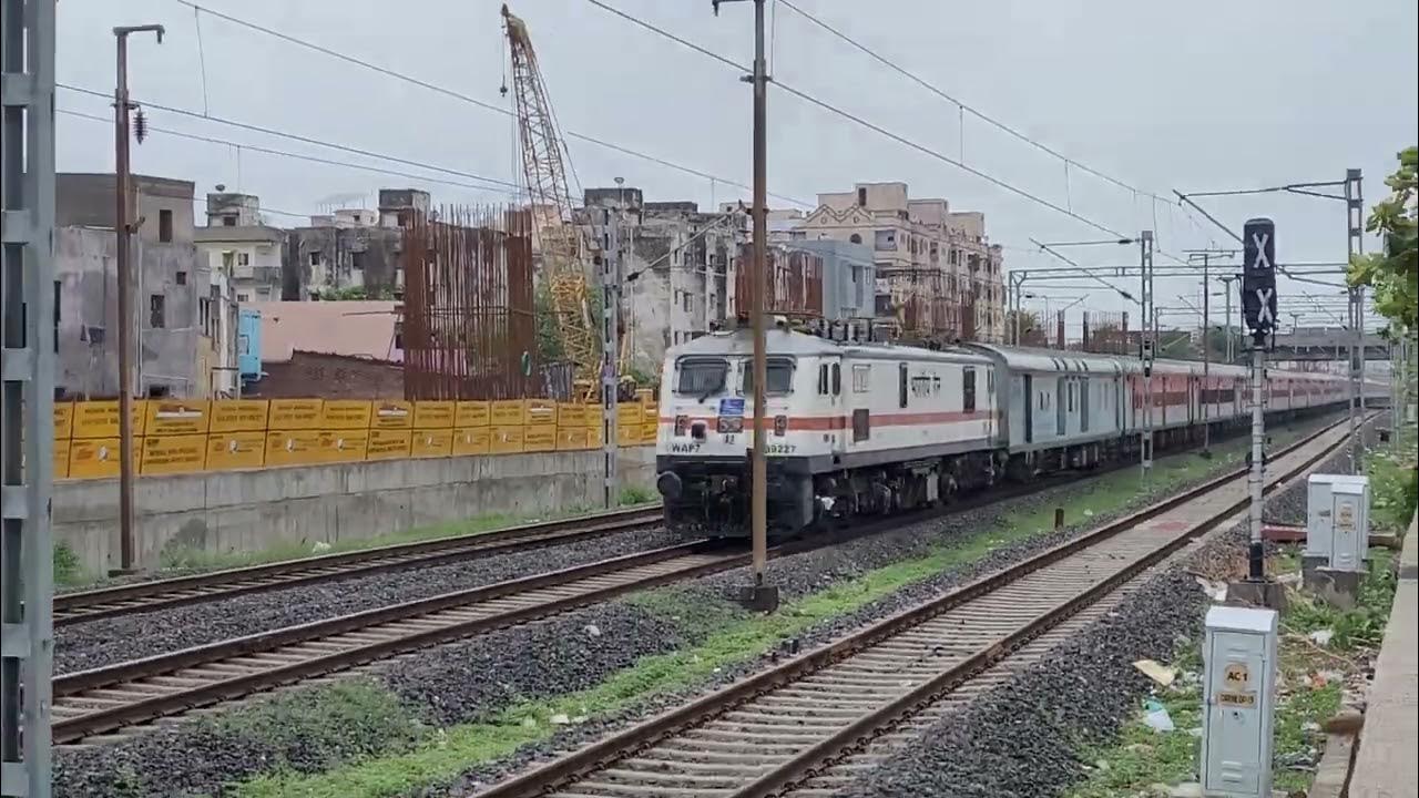 GANDHIDHAM KATRA SARVODAY SF EXPRESS HIGH SPEED ACTION YouTube