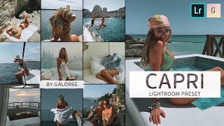 CAPRI | How To Edit Photos In Lightroom | Lightroom Photo Editing | Cinematic preset free | Presets screenshot 4