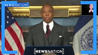 NYC Mayor Eric Adams reacts to DOJ dropping corruption charges against him