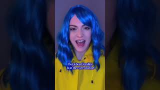 #POV Coraline and Alice have a rap battle! (#COLLAB @HollynnRagland) #acting #shorts #disney #fyp