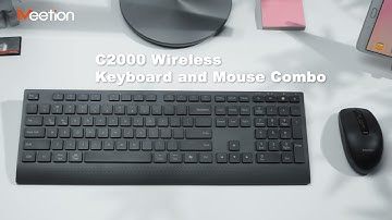 🎮Meetion C2000: Thin Office | Wireless Keyboard and Mouse #meetion #office  #keyboard  #wireless