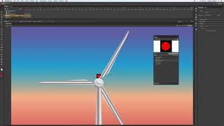 Windmill animation Flashing Light