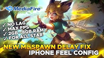 NEW!! ML 60+Fps Extremely Smooth | Fix Frame Drops + Spawn Delay | Patch All Star ML