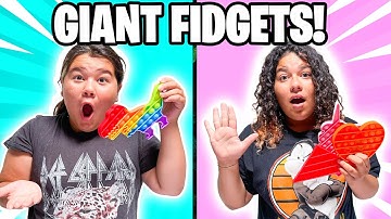 GIANT POP IT"S AND FIDGET TOYS!!!