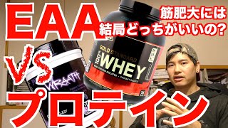 【結局どっちがいいの?!】プロテイン VS EAA(アミノ酸)を徹底解説.