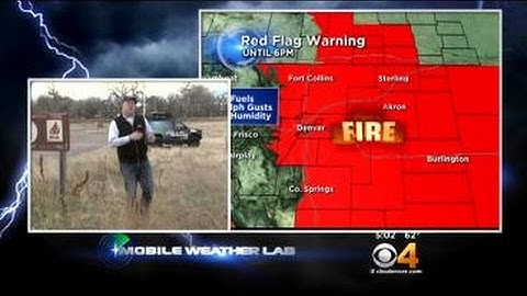 Mobile Weather Lab Tracks Red Flag Warning, Fire Danger