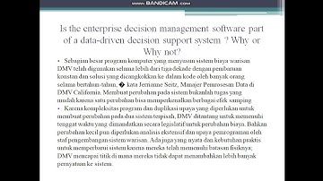 The task of decision support system (7A)