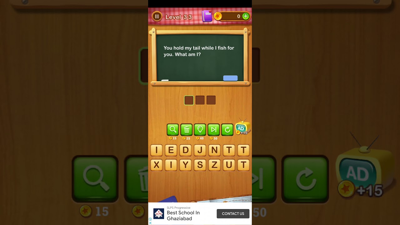 Word Riddles Level 33 Walk Through Solution Youtube