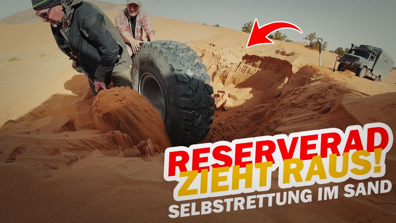 Offroad-Selbstrettung: Das Reserverad als Bergeanker