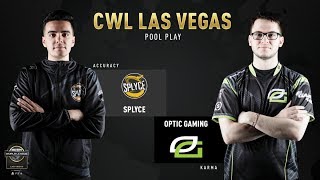 Optic Gaming vs Splyce HP CWL Vegas 12/7/18