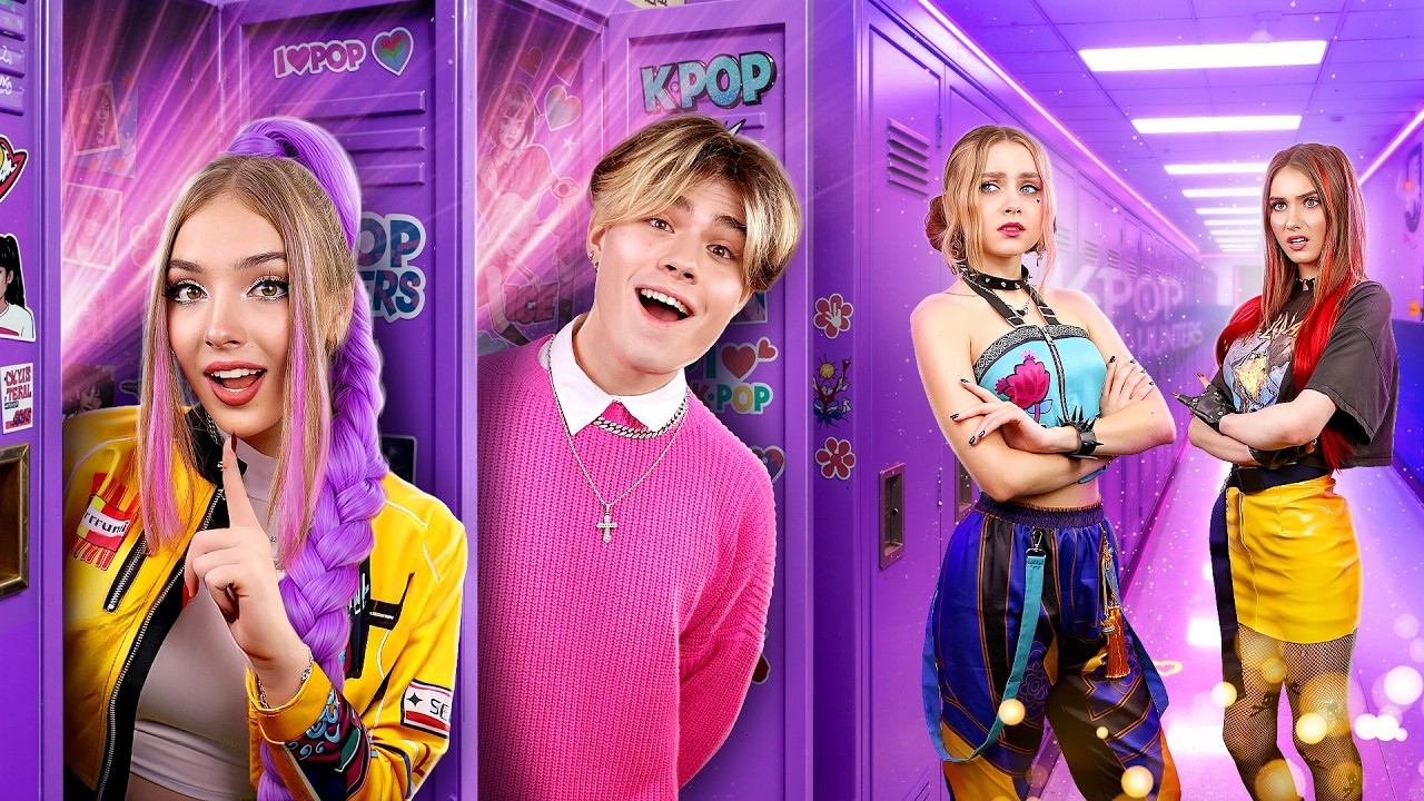 We Got to Kpop Idols School! My Glow Up Into Kpop Idol