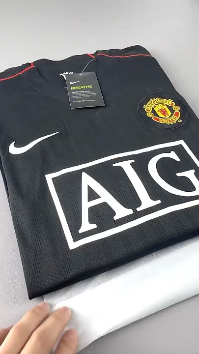 #soccer 2007/2008 Manchester United away black retro fan version football jersey #football #jersey