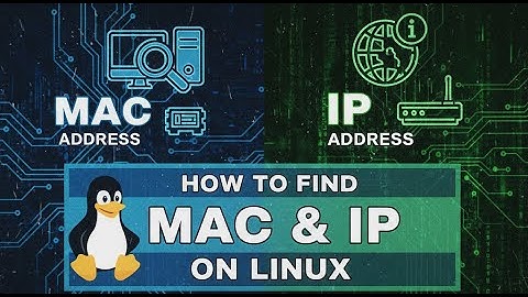 How to find MAC address and IP address on linux OS | Tech Shot-Cuts