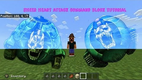 command block jojo tutorial|Shear heart attack
