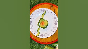 Very satisfying and relaxing Cucumber art design #shorts #shortvideo #viralvideo #art #youtubeshorts