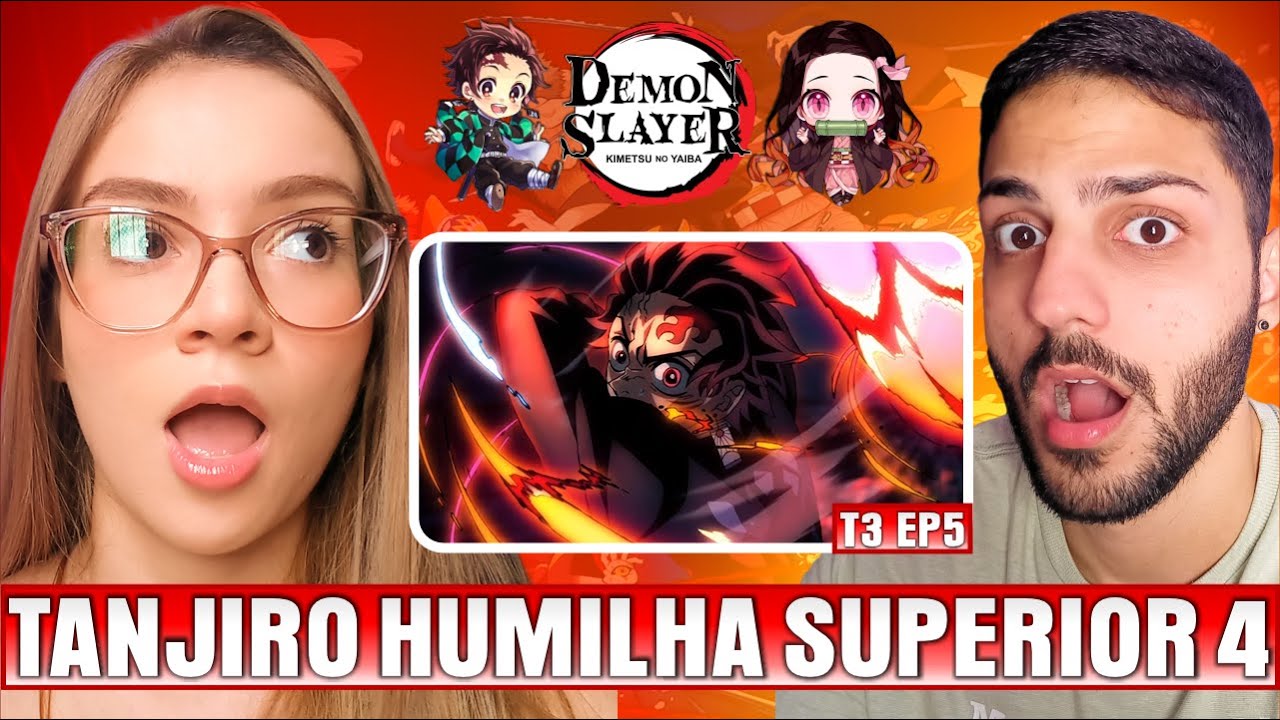 RENGOKU VS ONI 😲) Professora de Geografia ASSISTE DEMON SLAYER