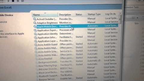 how to fix the problem of  "(Apple Mobile Device Service not started)" on itunes 10.5